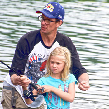 Father Daughter Fishing